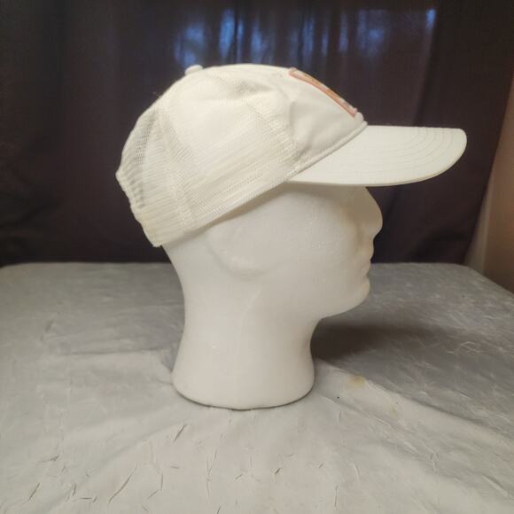 Timberland Men’s Trucker Hat Cap Snapback White Logo Mesh Adjustable Streetwear - Picture 2 of 5